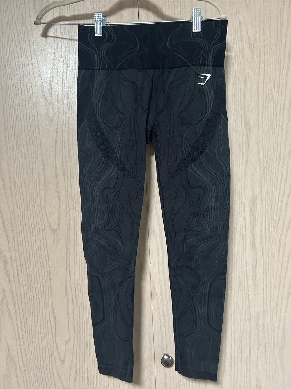Gymshark Black Textured Seamless Leggings